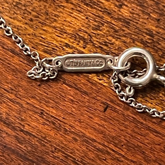 Return to Tiffany - Tiffany Blue® Double Heart Tag Pendant in Silver, Small - Picture 4 of 13